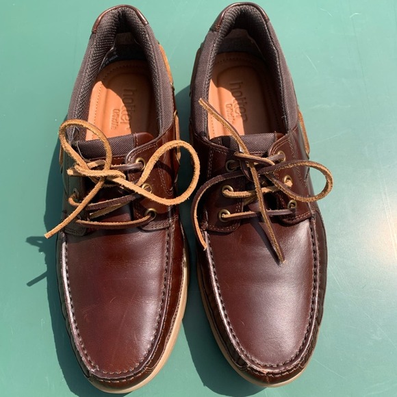 Men’s Hotter Ortholite leather lace up boat shoes - Picture 4 of 12